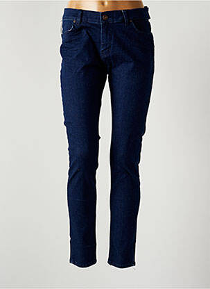 Jeans coupe slim broderie rivets taille normale bleu LTB femme
