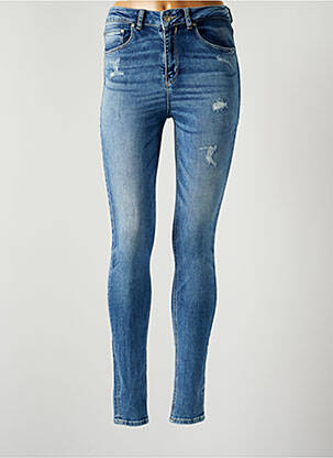 Jeans coupe slim broderie rivets taille normale bleu LTB femme