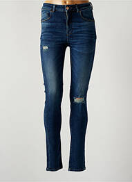 Jeans coupe slim broderie rivets taille normale bleu LTB femme