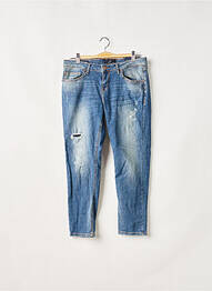 Jeans coupe droite broderie rivets taille normale bleu LTB femme