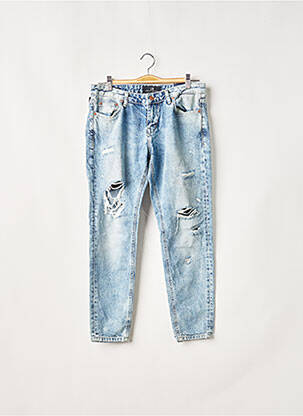 Jeans coupe droite broderie rivets taille normale bleu LTB femme