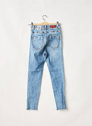 Jeans coupe slim broderie rivets taille normale bleu LTB femme