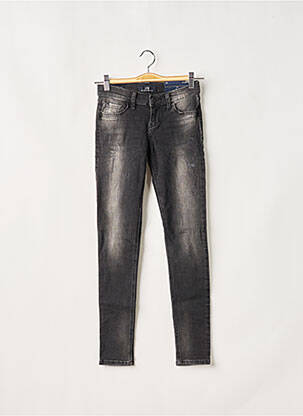 Jeans coupe slim broderie rivets taille normale noir LTB femme