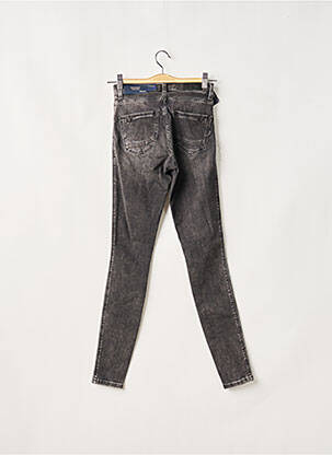 Jeans coupe slim broderie rivets taille normale noir LTB femme
