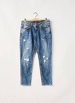 Jeans coupe droite broderie rivets taille normale bleu LTB femme