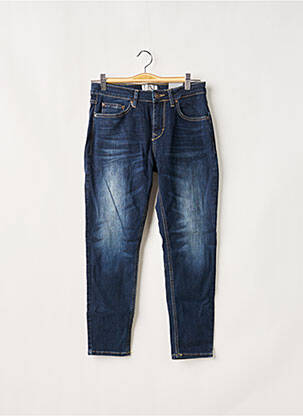 Jeans coupe droite broderie rivets taille normale bleu LTB femme