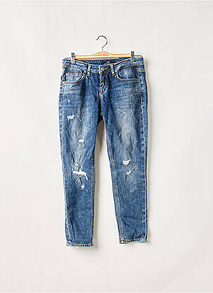 Jeans coupe droite broderie rivets taille normale bleu LTB femme