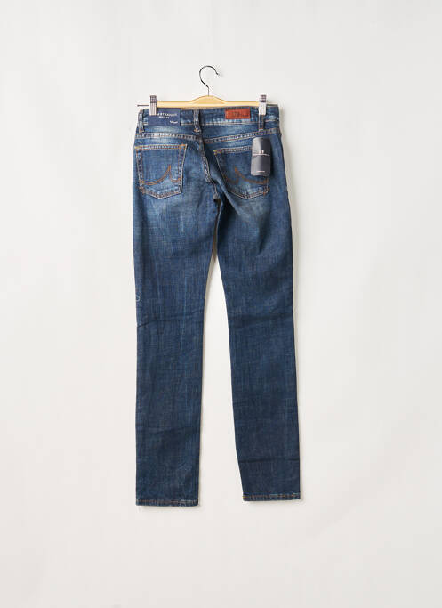 Jeans coupe droite effet usé taille normale bleu LTB femme