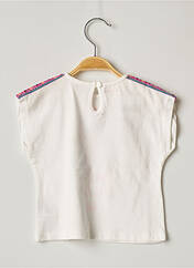 T-shirt blanc LA COMPAGNIE DES PETITS pour fille seconde vue
