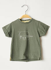 T-shirt vert BRIOCHE pour garçon seconde vue