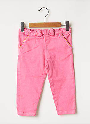 Pantalon droit rose FLORIANE pour fille