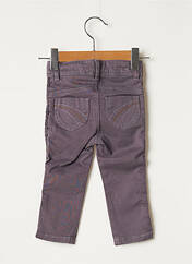 Pantalon droit violet CATIMINI pour fille seconde vue