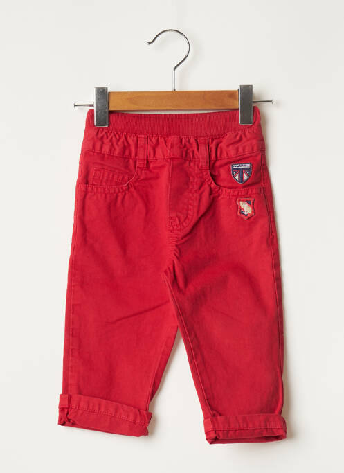 Pantalon droit rouge MINIMAN pour garçon