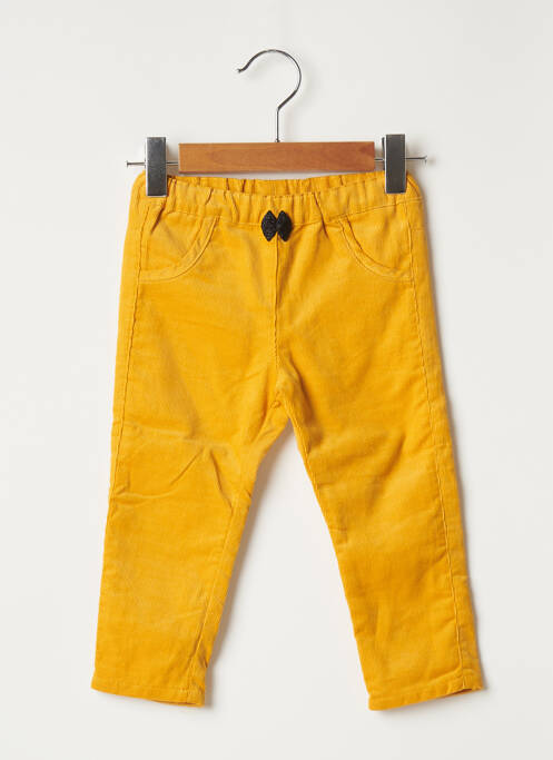 Pantalon droit jaune ABSORBA pour fille