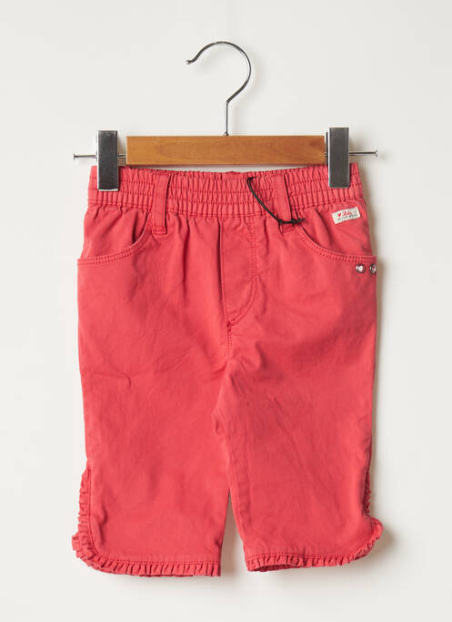 Pantalon droit rouge IKKS pour fille