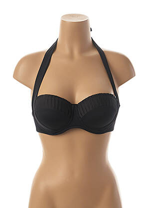 Haut de maillot de bain stretch haut soutien-gorge push-up noir SEAFOLLY femme