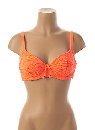 Haut de maillot de bain haut soutien-gorge moulé haut soutien-gorge moulé orange FREYA femme