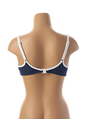 Haut de maillot de bain stretch haut soutien-gorge moulé bleu FREYA femme