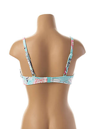 Haut de maillot de bain stretch haut soutien-gorge moulé bleu SEAFOLLY femme
