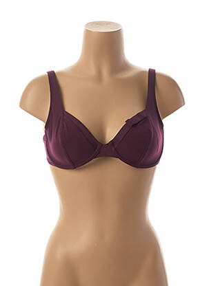 Haut de maillot de bain stretch violet HUIT femme