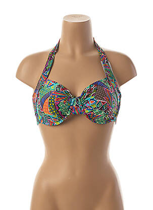 Haut de maillot de bain stretch vert BANANA MOON femme