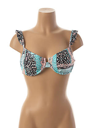 Haut de maillot de bain stretch bleu SEAFOLLY femme