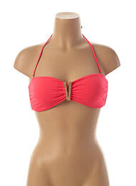 Haut de maillot de bain stretch haut soutien-gorge moulé orange PHAX femme