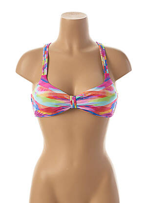 Haut de maillot de bain stretch haut soutien-gorge avec mousse de rembourrage amovible vert SEAFOLLY femme