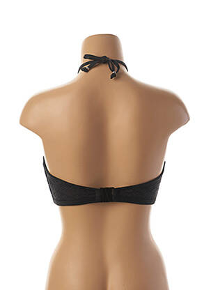 Haut de maillot de bain stretch haut soutien-gorge moulé noir FREYA femme