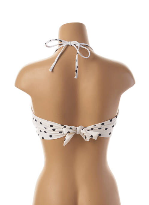 Haut de maillot de bain blanc MON PETIT BIKINI pour femme