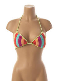 Haut de maillot de bain stretch haut soutien-gorge avec mousse de rembourrage amovible orange SEAFOLLY femme