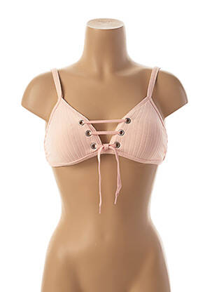 Haut de maillot de bain stretch haut soutien-gorge avec mousse de rembourrage amovible rose SEAFOLLY femme