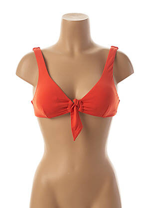 Haut de maillot de bain stretch haut soutien-gorge avec mousse de rembourrage amovible orange SEAFOLLY femme