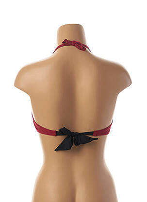 Haut de maillot de bain stretch haut soutien-gorge moulé rouge BANANA MOON femme