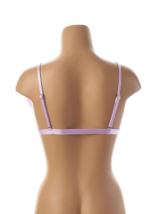 Haut de maillot de bain stretch haut soutien-gorge avec mousse de rembourrage amovible violet SEAFOLLY femme