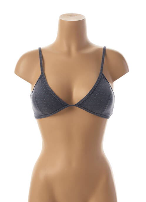 Haut de maillot de bain stretch haut soutien-gorge avec mousse de rembourrage amovible bleu RIP CURL femme