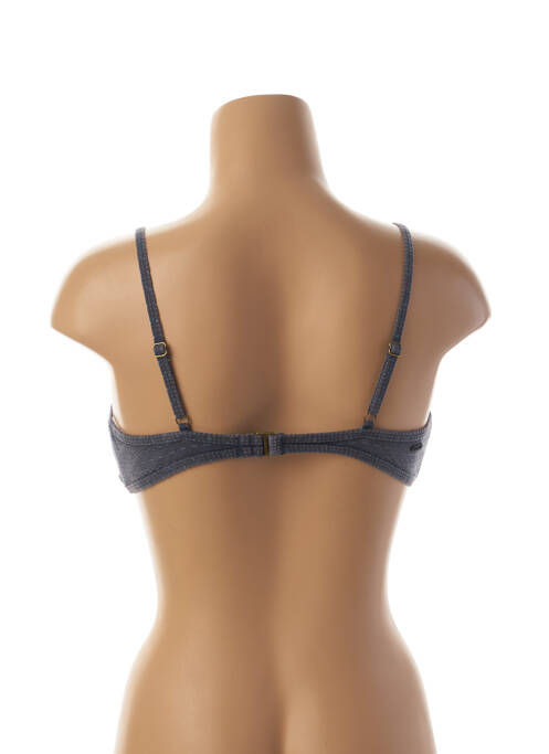 Haut de maillot de bain stretch haut soutien-gorge avec mousse de rembourrage amovible bleu RIP CURL femme