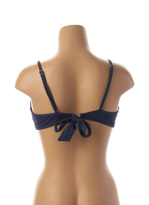 Maillot de bain maternité tissage jersey bleu CACHE COEUR femme