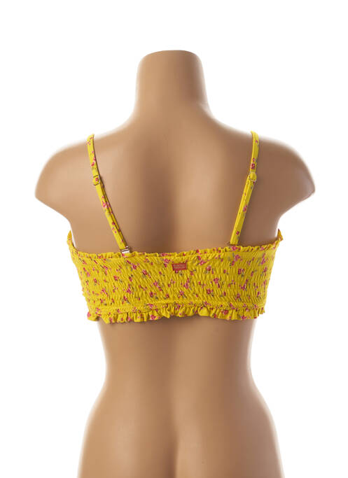 Haut de maillot de bain jaune BANANA MOON pour femme
