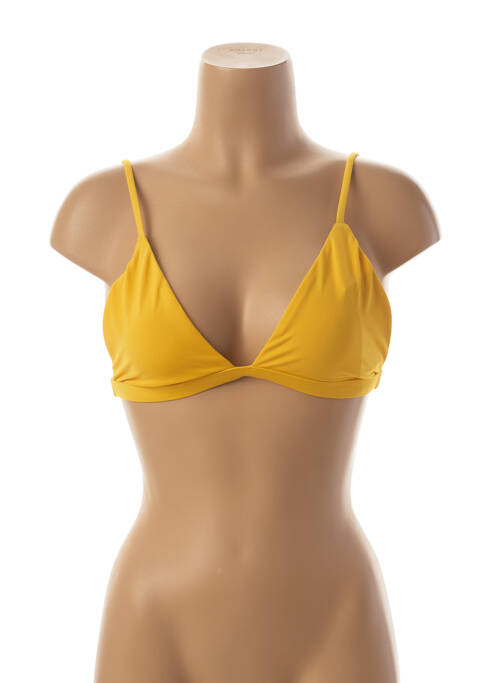 Haut de maillot de bain jaune MON PETIT BIKINI pour femme