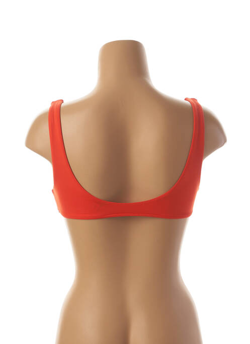 Haut de maillot de bain orange SEAFOLLY pour femme