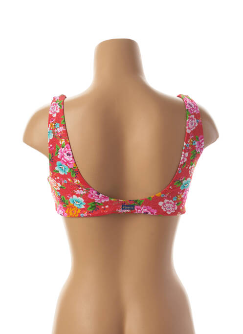 Haut de maillot de bain rouge BANANA MOON pour femme