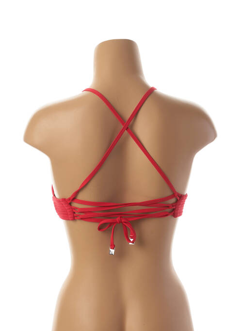 Haut de maillot de bain rouge SEAFOLLY pour femme