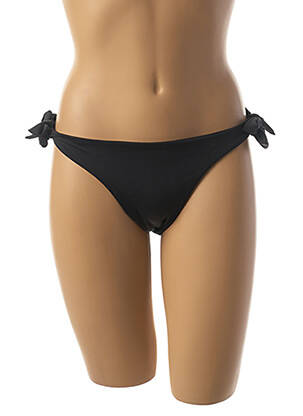 Bas de maillot de bain réversible bikini noir MON PETIT BIKINI femme