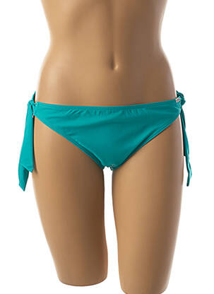 Bas de maillot de bain fermeture liens à nouer bikini bleu BANANA MOON femme