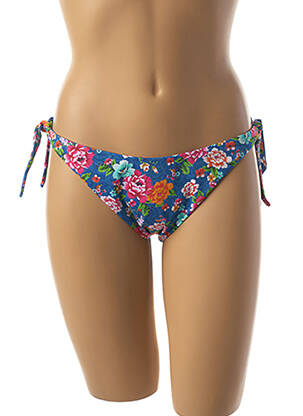 Bas de maillot de bain réversible bikini bleu BANANA MOON femme