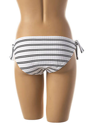 Bas de maillot de bain fermeture liens à nouer bikini blanc SEAFOLLY femme