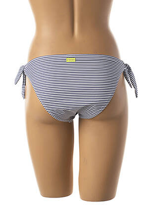 Bas de maillot de bain fermeture liens à nouer bikini bleu BANANA MOON femme