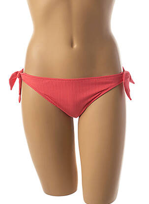 Bas de maillot de bain fermeture liens à nouer bikini rouge BANANA MOON femme