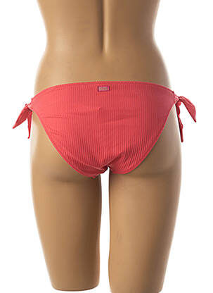 Bas de maillot de bain fermeture liens à nouer bikini rouge BANANA MOON femme